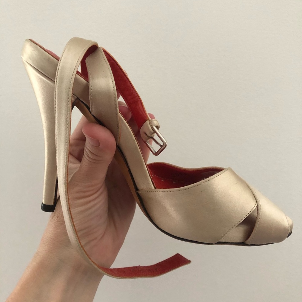 Vintage YSL Strap Heels